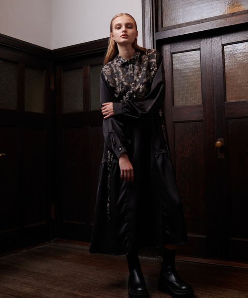 THE MILES ワンピース THEODORIC.dy Jacquard Vest Set One-piece