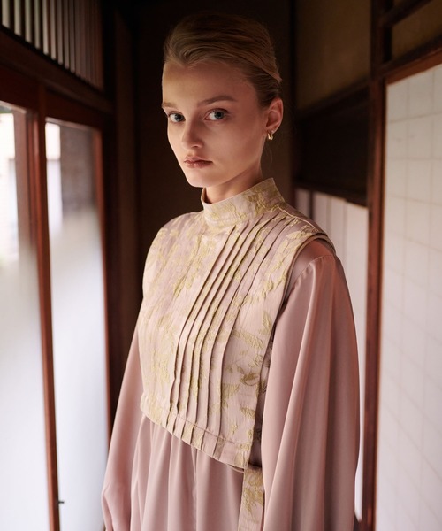 THE MILES ワンピース THEODORIC.dy Jacquard Vest Set One-piece