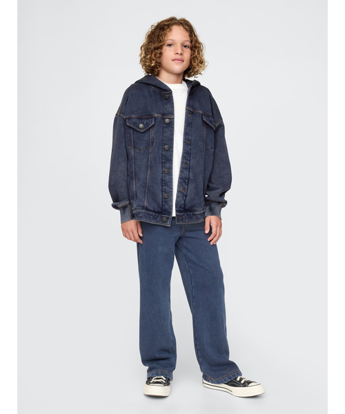 GAP パーカー フード付き アイコン スウェット デニムジャケット