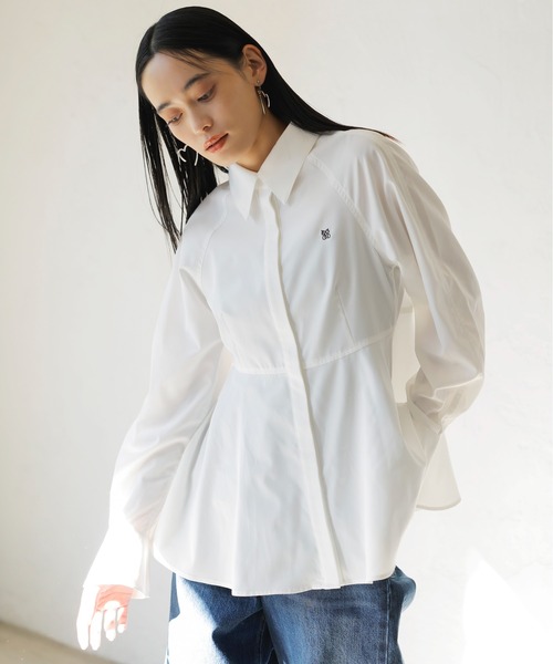 VIS（ビス） ブラウス シャツ ペプラムシャツ レディース : ZOZOTOWN 