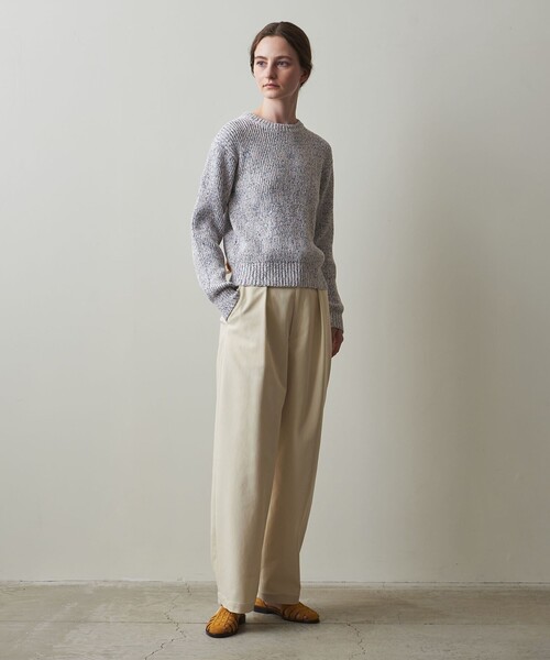 ニット セーター 「Steven Alan」メランジ テープヤーン ニット レディース STEVEN ALAN ニット セーター 「Steven Alan」メランジ テープ