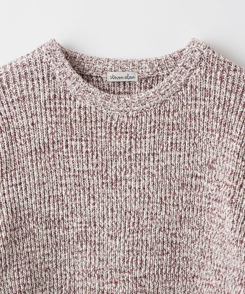 STEVEN ALAN ニット セーター 「Steven Alan」メランジ テープ