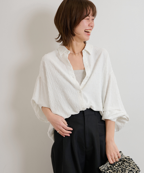 journal standardラガーシャツ LADY'S NEW ARRIVAL 】 ⁡ ⁡ ⁡ ［JOUNALSTANDARD］ ⁡ EMBROIDARY