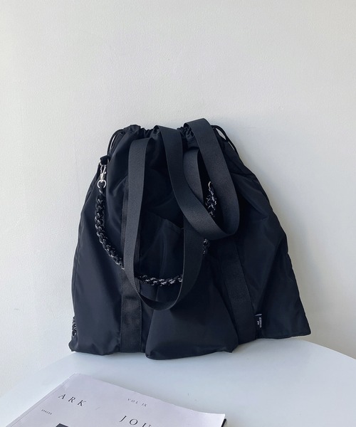 【巾着トートバッグ】ヘリンボーンツイル　ミリタリーカーキ　USARMY WW2 US ARMY EFFECTS BAG 巾着バッグ ミリタリー（ハンドバッグ