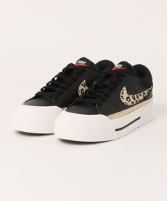 スニーカー NIKE ナイキ W COURT LEGACY LIFT ウィメンズ コート レガシー リフト WHF9548 001BLK/KHAKI