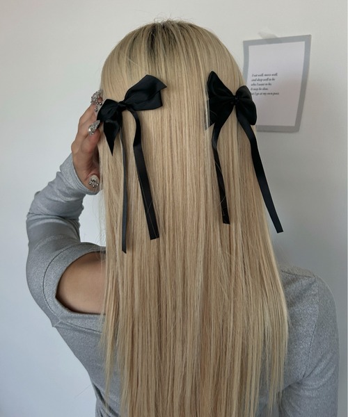 かなとーリボン型ヘアピン2個セット かなと様専用ーリボン型ヘアピン2個セット