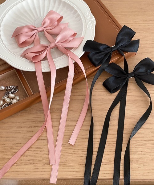 ヘアピン 「2個セット」リボンヘアクリップ2 : ZOZOTOWN Yahoo!店