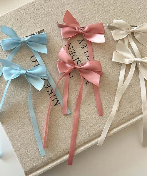 ヘアピン 「2個セット」リボンヘアクリップ2 : ZOZOTOWN Yahoo!店