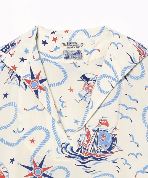 SUN SURF ✕　BEAMS BOY セーラーカラー 夏前に準備しておきたいALOHA♡｜ビームス 新宿｜BEAMS