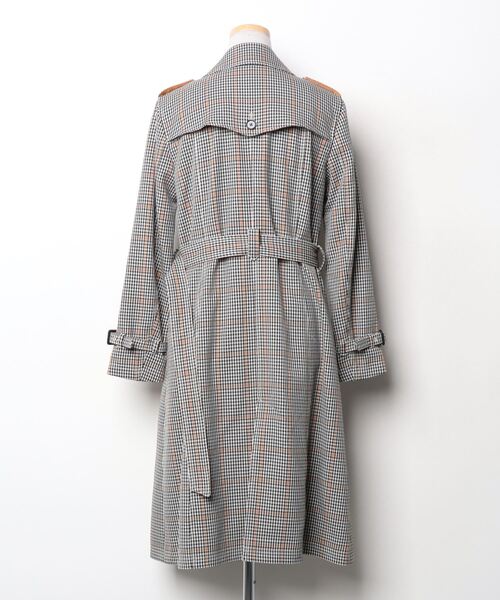 「GUILD PRIME」 トレンチコート 34 ブラック レディース_画像2