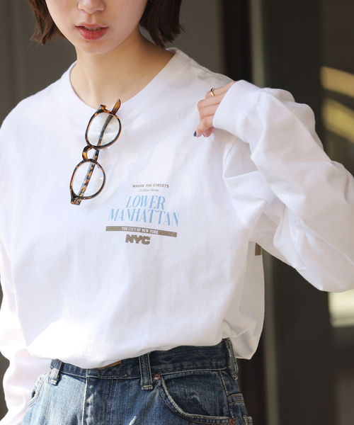 tシャツ 「GOOD ROCK SPEED」NYCロングスリーブTシャツ レディース GOOD ROCK SPEED tシャツ 「GOOD / グッドロックスピード」NYC