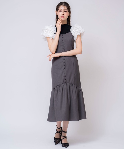 Noela ワンピース メニーボタンキャミワンピ : ZOZOTOWN Yahoo
