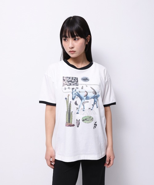 tシャツ HORSE” Yumi Matsushita 半袖T レディース メンズ