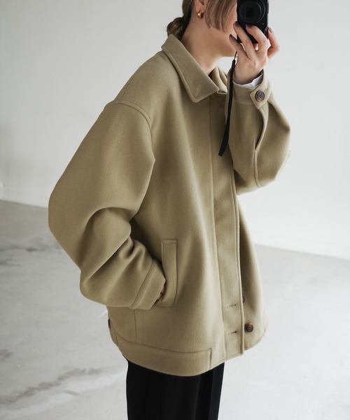 select MOCA by son」 ジャケット FREE グレイッシュベージュ