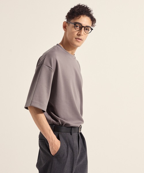 tシャツ ストレッチロゴTシャツ レディース メンズ coen シャツ 「C.Mt」AIRCOメッシュストレッチシャツ 通気性/防