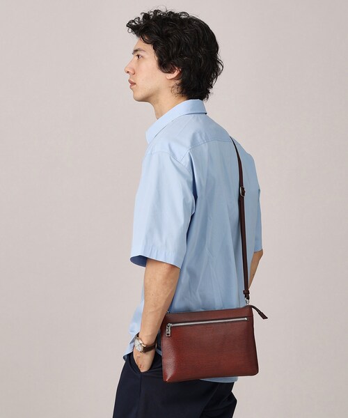 TAKEO KIKUCHI クラッチバッグ 水シボレザー2WAYクラッチバッグ