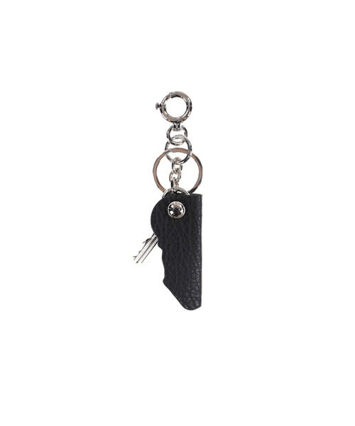 Maison Margiela Silver Tag Necklace & Key Motif Holder