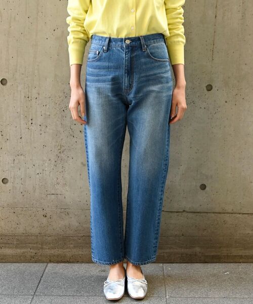 [SHIPS any] Denim брюки 40 темно-синий женский 