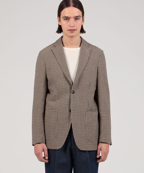 TOMORROWLAND ライトグレー テーラードジャケット TOMORROWLAND collection ジャケット テーラードジャケット ベッチン