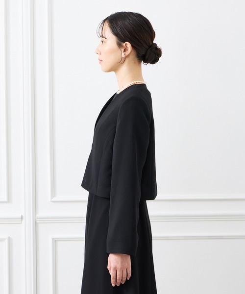AIMER（エメ） ジャケット ノーカラージャケット 「夏用喪服・礼服