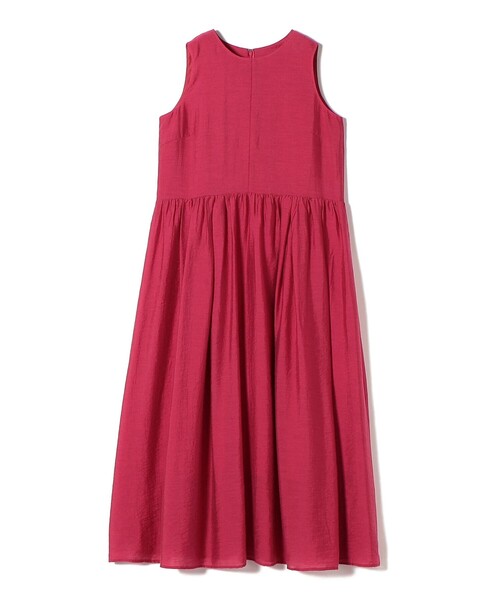 SHIPS（シップス） ワンピース 「手洗い可能」シルク混 シアー