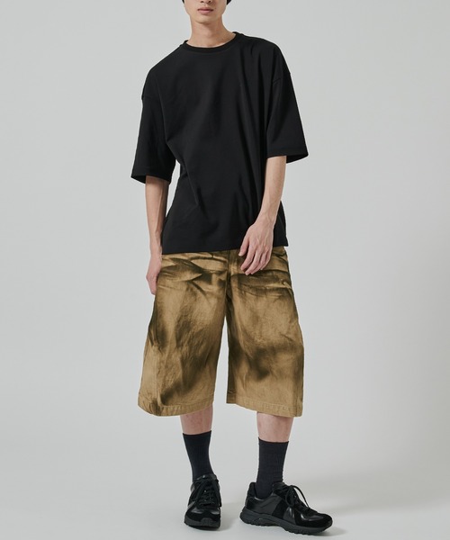 NVRFRGT（ネヴァーフォーゲット） ジーンズ 3D TWISTED SHORTS メンズ