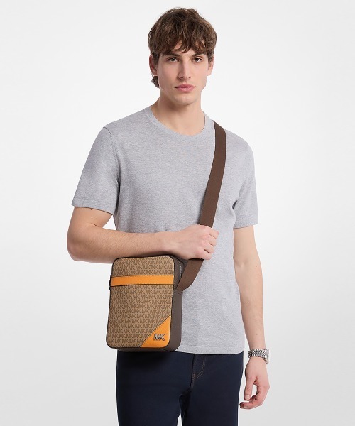 MICHAELKORS メンズ　ショルダー　バッグ MICHAEL KORS ショルダーバッグ COOPER カラーブロック フライト