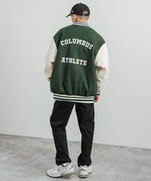 「Rocky Monroe」 「Beno」スタジャン LL ロイヤルブルー メンズの画像8