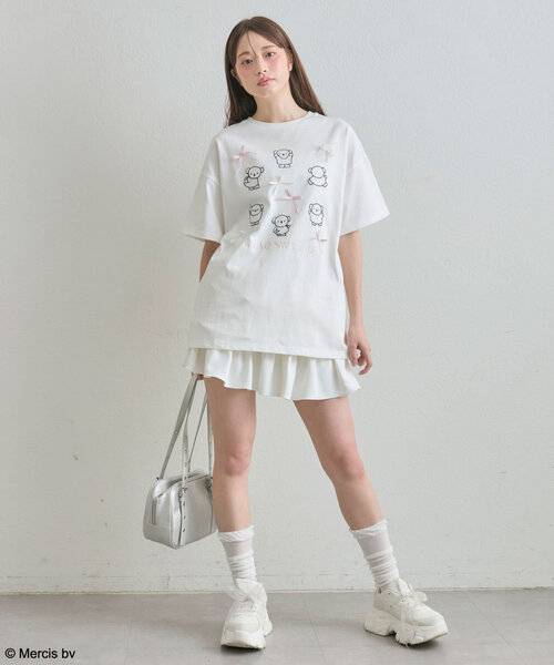 OLIVE des tシャツ miffy ribbon Big T レディース : ZOZOTOWN