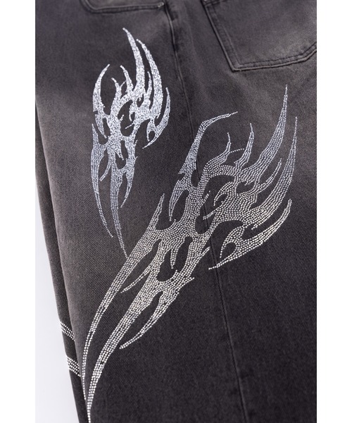 SUPPLIER ジーンズ デニムショーツ｜Tribal Rhinestone Denim