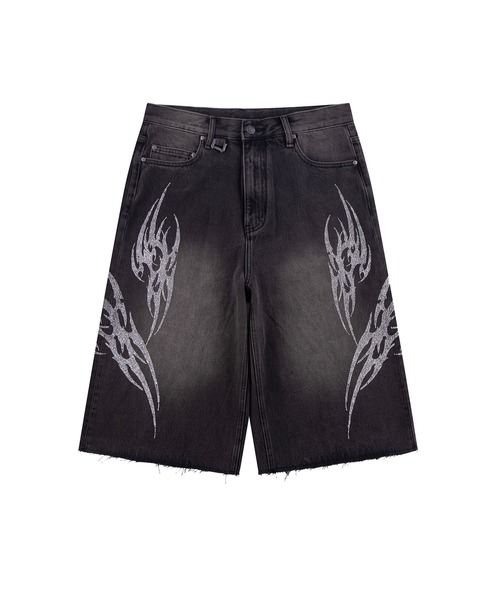 supplier ショーツデニム SUPPLIER ジーンズ デニムショーツ｜Tribal Rhinestone Denim