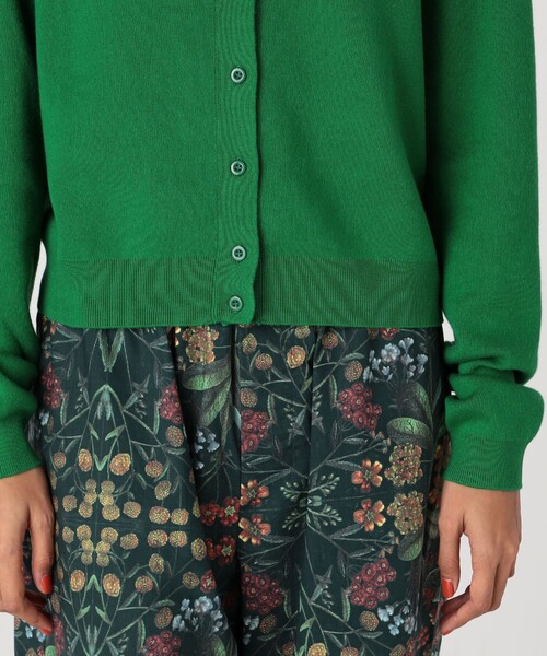 「CABaN」 ニットカーディガン X-SMALL レッド レディース CABaN 「CABaN」 ニットカーディガン X-SMALL レッド レディース