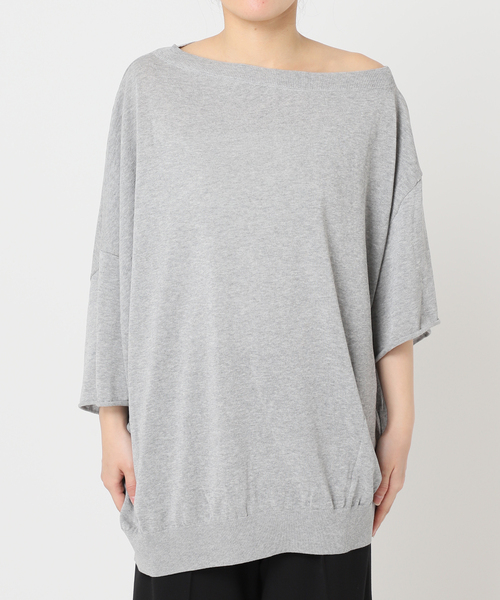 ニット セーター “O”COTTON NAYLON T-SHIRT：ニット レディース
