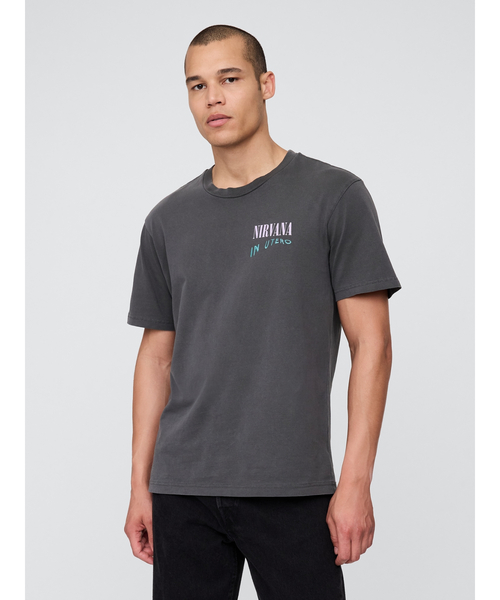 NIRVANA GAP Tシャツ 新品タグ付きXL ニルヴァーナ GAP tシャツ ○ ニルヴァーナ リラックス グラフィックTシャツ