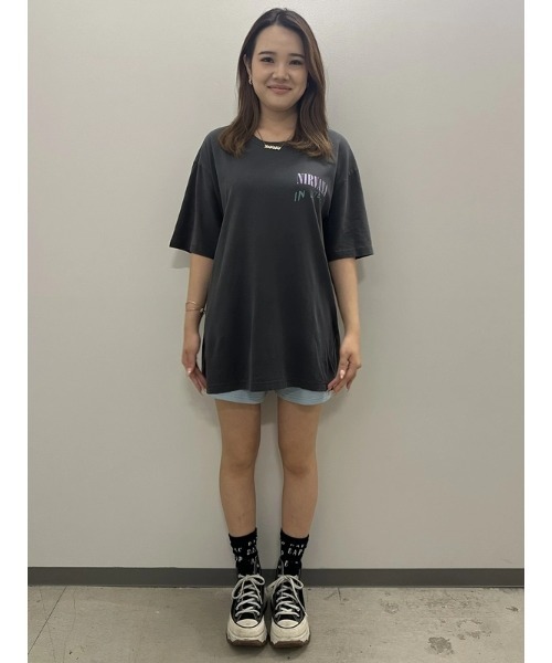 GAP tシャツ ○ ニルヴァーナ リラックス グラフィックTシャツ NIRVANA