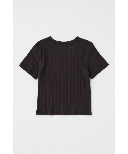 MOUSSY（マウジー） tシャツ OP PICOT EYELET Tシャツ レディース