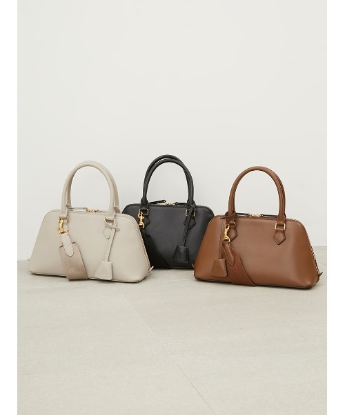 Mila Owen（ミラオーウェン） 2WAYバッグ FREE グレイッシュベージュ