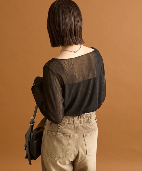 mystic tシャツ シアースラブロングTシャツ レディース