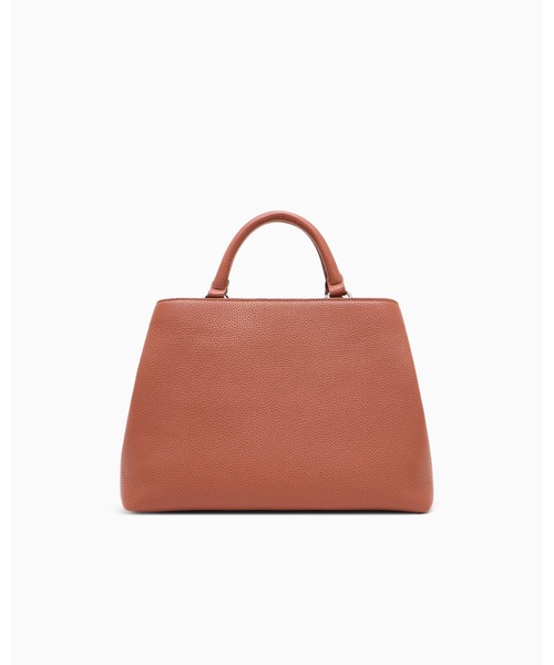 新品未使用タグ付かきARMANI EXCHANGE ブラウンハンドバッグ ARMANI EXCHANGE ハンドバッグ 「A|X アルマーニ エクスチェンジ