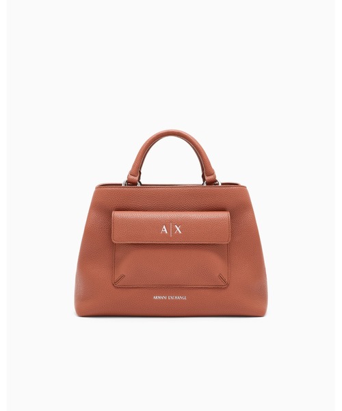 EMPORIO ARMANI✨2way 自立型　ハンドバッグ　総柄　ポーチ付 EMPORIO ARMANI✨2way 自立型 ハンドバッグ 総柄 ポーチ付