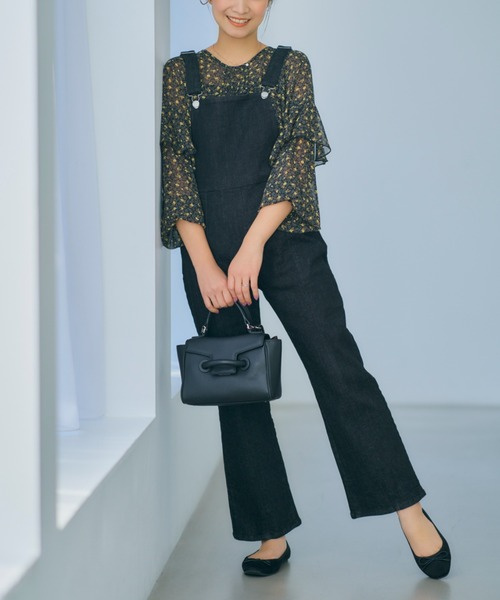 サロペット オーバーオール COHINA DENIM フレアサロペット