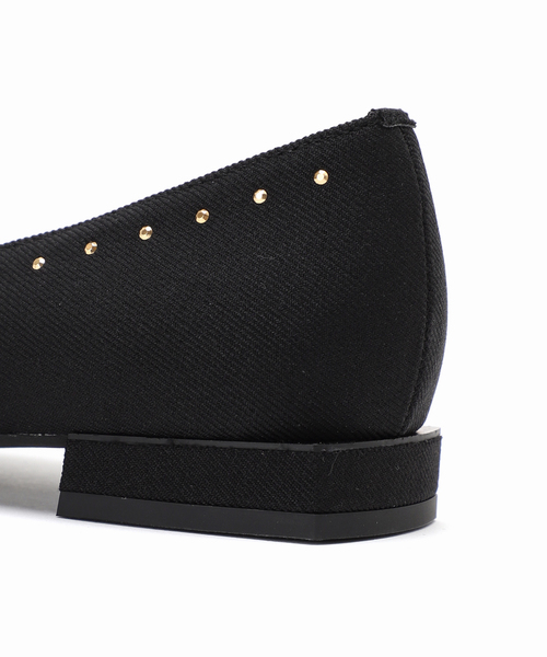 [LE TALON] Flat туфли-лодочки 23.5cm угольно-серый женский 
