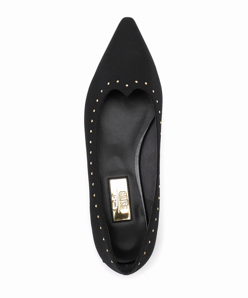 [LE TALON] Flat туфли-лодочки 23.5cm угольно-серый женский 