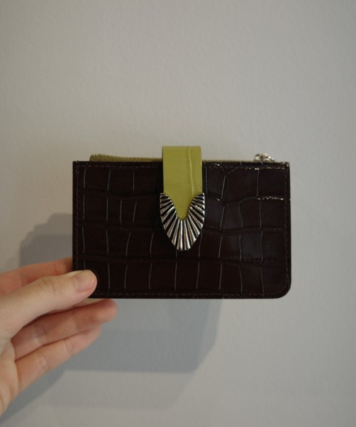 小物 TOGA TOO LEATHER WALLET TOGA 財布 「TOGA TOO/トーガトゥ」Leather wallet studs small