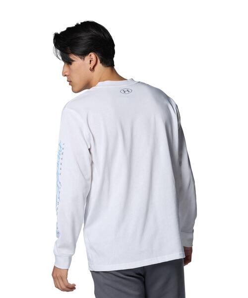「UNDER ARMOUR」 長袖Tシャツ X-LARGE ホワイト メンズ