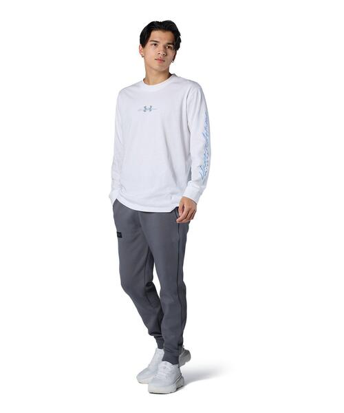 「UNDER ARMOUR」 長袖Tシャツ X-LARGE ホワイト メンズ