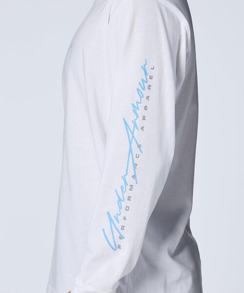 「UNDER ARMOUR」 長袖Tシャツ X-LARGE ホワイト メンズ