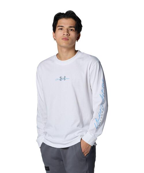 「UNDER ARMOUR」 長袖Tシャツ X-LARGE ホワイト メンズ