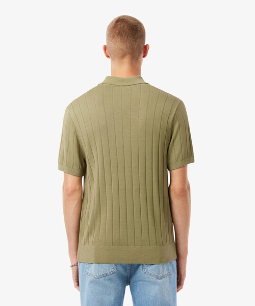 LACOSTE（ラコステ） セーター ニット ハイゲージリブニットポロシャツ