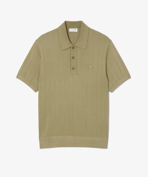 LACOSTE（ラコステ） セーター ニット ハイゲージリブニットポロシャツ